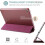 Capa protetora para iPad de 10,2 polegadas, com parte traseira em policarbonato fosco translúcido, compatível com Smart Cover e função de 4