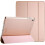 Capa protetora para iPad de 10,2 polegadas, com parte traseira em policarbonato fosco translúcido, compatível com Smart Cover e função de 1