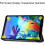 Capa tipo folio ultrafina inovadora para LG G Pad5 de 10,1 polegadas, com suporte para tela de ponta a ponta, processador Qualcomm Snapdragon e 4