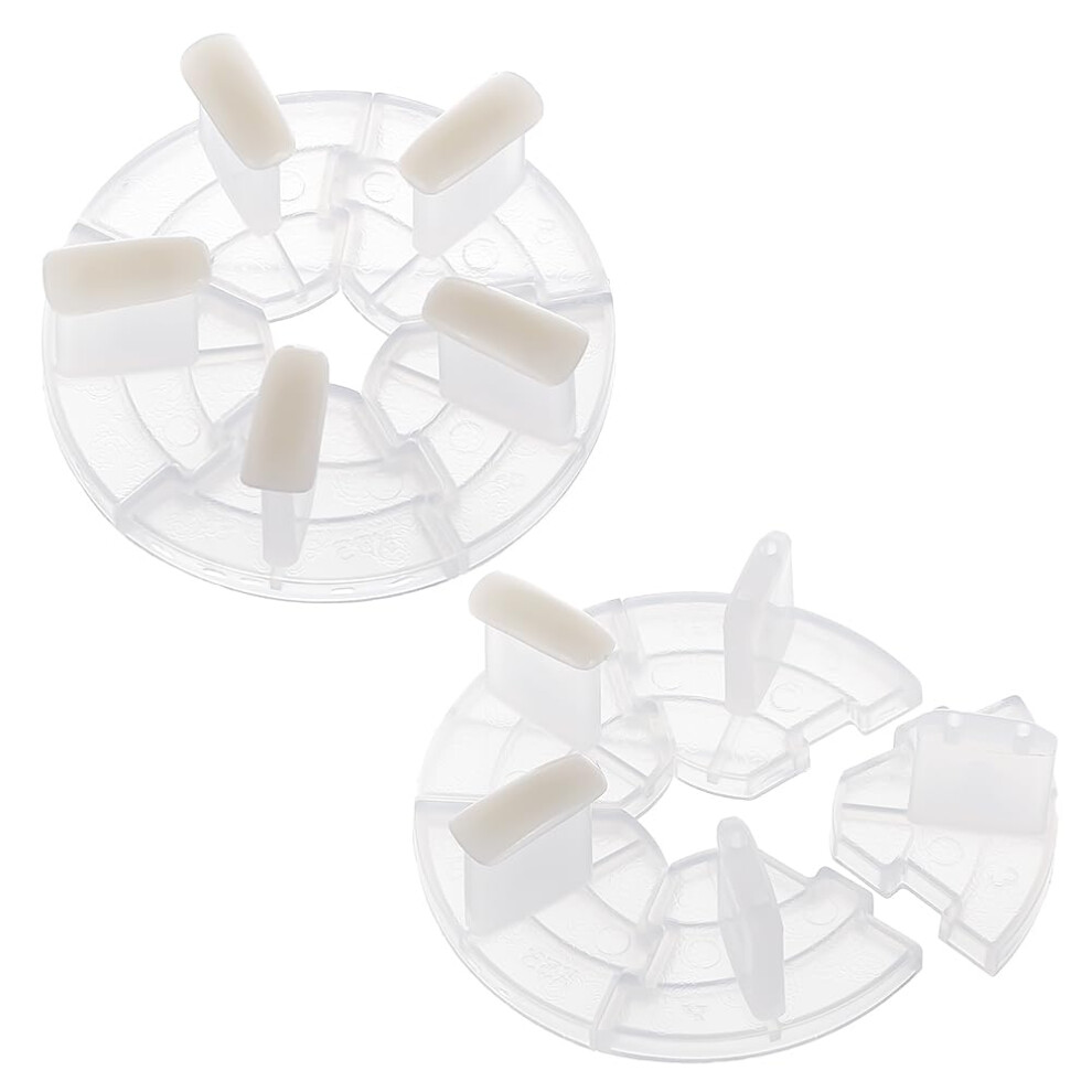 2pcs Acrylic Nail Stand Press On Nail Holder for Display and Painting False Nail Tips