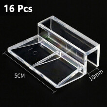 16 supports de couvercle d'aquarium de 10 mm, pinces de serrage pour couvercle en verre.