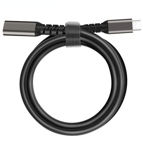 USB3.2Type-C -jatkokaapeli USB-C PD100W uros-naaras 1M 1m 1