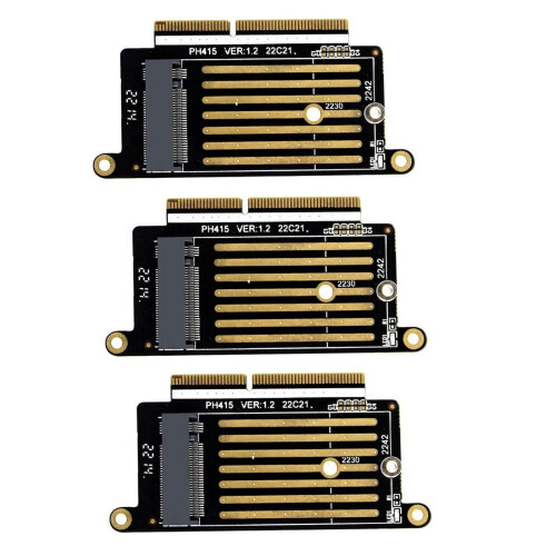 Adaptador 3X A1708SSD NVMe PCI Express PCIE para NGFF M.2SSD Placa Adaptadora M.2SSD Retina 13 polegadas A1708 2016