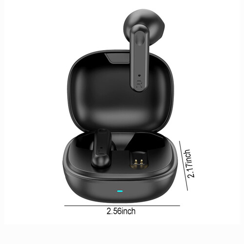 Ασύρματα ακουστικά lulshou Half-In-Ear True Bluetooth5.3 με μεγάλη διάρκεια ζωής μπαταρίας, 2