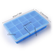 PAVEOS Ice Lattice Výprodej Výrobník ledu 15 - Tácek na led Nádoba na led s víkem Vícebarevná-f