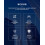 Νέα ασύρματα ακουστικά Bluetooth με στερεοφωνική μείωση θορύβου για τον λαιμό, 4