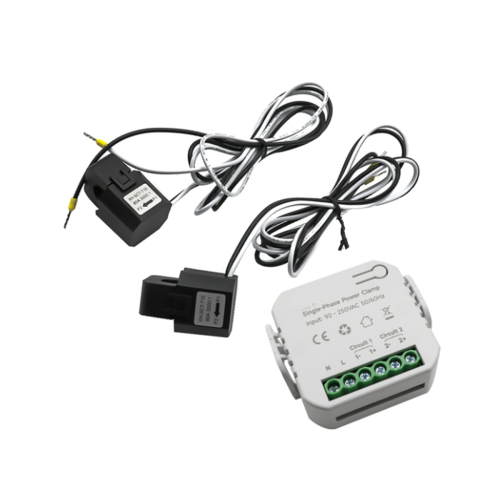 Tuya App Έξυπνος Διπλός Μετρητής Ενέργειας WiFi AC110V220V με Σφιγκτήρα CT KWh Κατανάλωση 2
