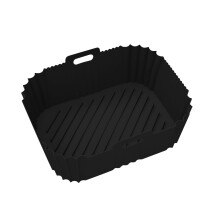 Tapis de cuisson en silicone réutilisable Lmueinov pour friteuse à air, carré de 21 cm (8,3 pouces), compatible avec différents modèles de