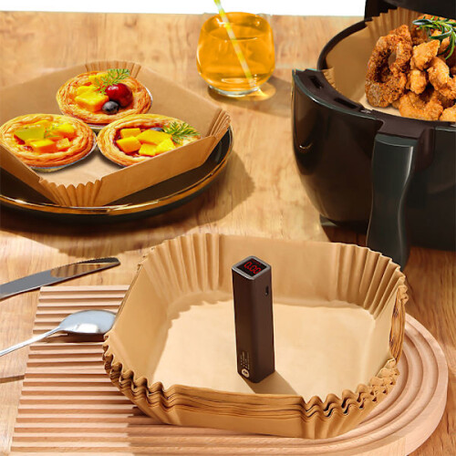 100-pack bakplåtspapper Airfryer 20cm - Medium 1