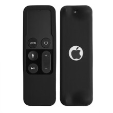Silikondeksel kompatibelt med Apple TV4K fjernkontroll svart