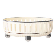 Bandeja para snacks con 5 compartimentos, organizador de almacenamiento de frutas y dulces, compatible con Yonrjhukm - Contenedor de frutos secos y