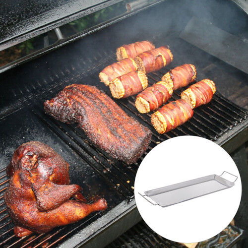 1 τεμάχιο εξωτερική πλάκα μπάρμπεκιου BBQ αντικολλητικό τηγάνι ψησταριάς αξεσουάρ 1