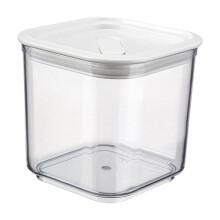 Recipiente hermético de plástico para almacenar alimentos MERILER: transparente e irrompible para organizar la despensa de la cocina (1 unidad)