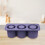 Καλούπια Fankiway Ice Lattice Cube, Επαναχρησιμοποιήσιμος δίσκος με καπάκι για 3 κούφια 7
