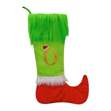 2025 & CISIL Kerstkousen met kleine geborduurde letters, gebreide kerstversiering, kerstfeestdecoratie