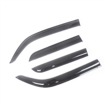 Car Window Visors Dark Smoke Rain Guard Side Wind Deflectors for Passat B5 19972005