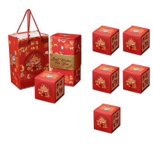 Explosion de confettis dans une boîte cadeau surprise, compatible avec une enveloppe rouge pliable au design unique, idéale pour un anniversaire,