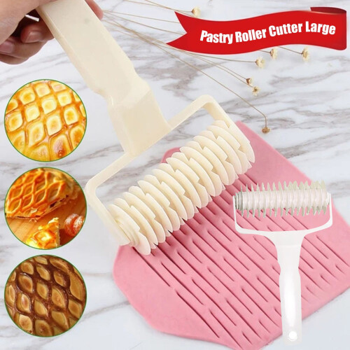 VOSS Pizza Tool Cookie Pastrys Lattice Roll Roller Roller Pie Smooth Baking Tools & Home Improvement
