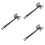 3 Count Steak Hammer Meat Tenderizing Tool Ground Tenderiser Kitchen Tenderizers 1