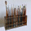 Abverkauf! Fmxomd Pinselständer 67 Pinsel Wandmontage oder freistehend 5