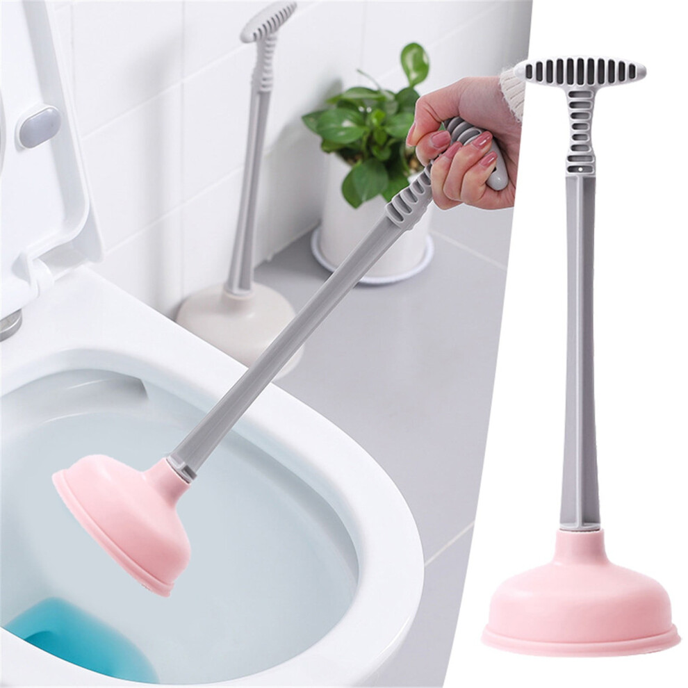 Wocachi Toilet Plunger With Holder Plunger With Unique Holder Plungers For Bathroom With Holder Toilet Plunger Heavy Duty (1Pc) Pink 9773935028005
