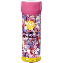 2pcs Heart Valentine Sprinkles, 3.49 Ounce