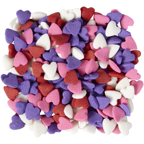 2pcs Heart Valentine Sprinkles, 3.49 Ounce 2