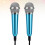 2 Handheld Studio Mics - High Quality Recording (Blue) 5