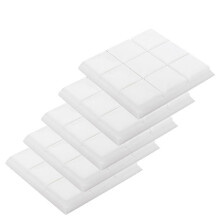 Acoustic Foam Panels, 5 Pack 30x30x5cm Mushroom Studio Wedge Tiles, Sound Panels Sound Proof Foam Panels,White