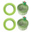 Cactus Kitchen Sink Drain Strainer,Cactus Sink Strainer, Multi-Functional Cactus Sink Draining Basket Filter 2pcs 1