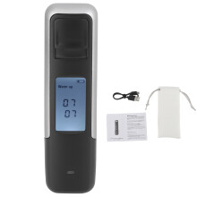Breathalyzer For Alcohol Testing, High Precision Non Contact Digital LCD Screen Portable Design Rechargeable Breath Alcohol Tester With USB Charging