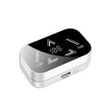Bluetooth Headphones, Hi-Fi Stereo Sound Wireless Earbuds with Ergonomic Design, Touch Control, Extended Playtime for iOS/Android, Portable Power Bank