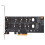 Κορυφαίος διπλός μετατροπέας SSD M.2NVMe & SATA, υποστηρίζει εκκίνηση λειτουργικού 2
