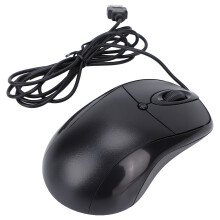 Bedrade computermuis, ergonomisch en comfortabel met een perfect passende, voorgevormde vormgeving, universeel en veelzijdig voor meerdere systemen,