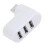 Συμπαγής σχεδιασμός USB Hub, φορητός περιστρεφόμενος κόμβος για υπολογιστή και 3