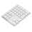 Bluetooth Extended Keypad Ergonomic Tilt Design, Rechargeable Numeric Pad For MacOS Shortcut Keys 4