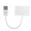 Ελαφρύς μετατροπέας κάρτας ήχου USB3D Εξωτερικός προσαρμογέας ήχου 7.1 καναλιών για 3
