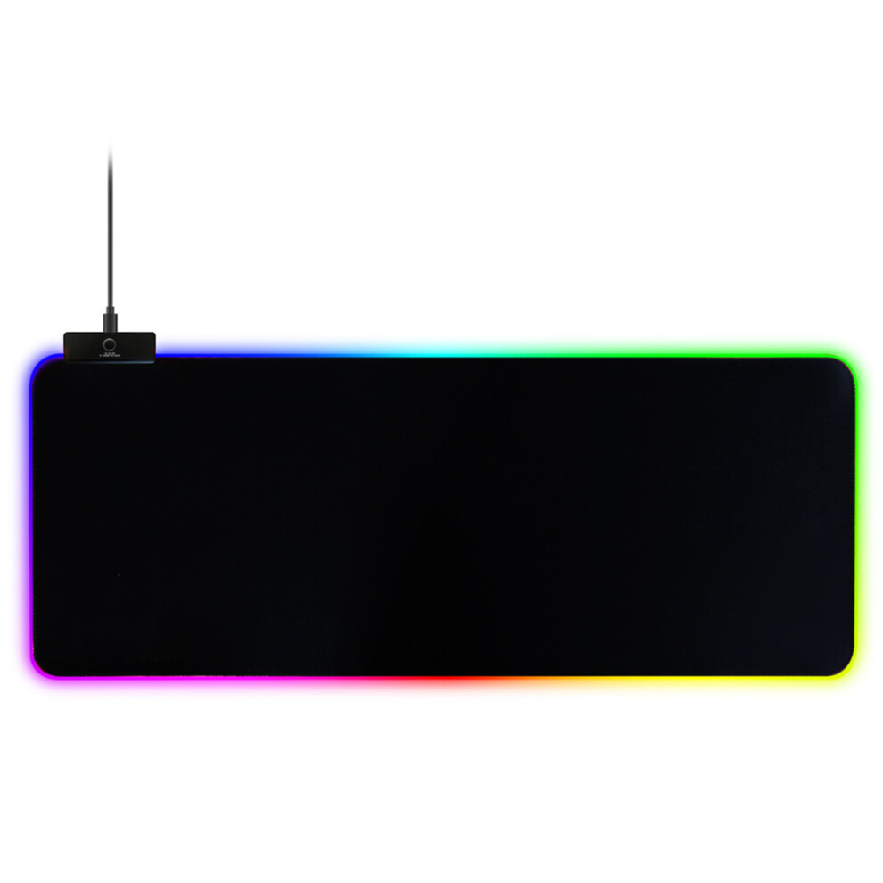 Adjustable Ing Modes Gaming Mouse Pad, Led Large Mousepad With Seamless Edges, Rgb Gaming Mouse Pad Featuring Memory Function And Smooth Su Light 9147006001448