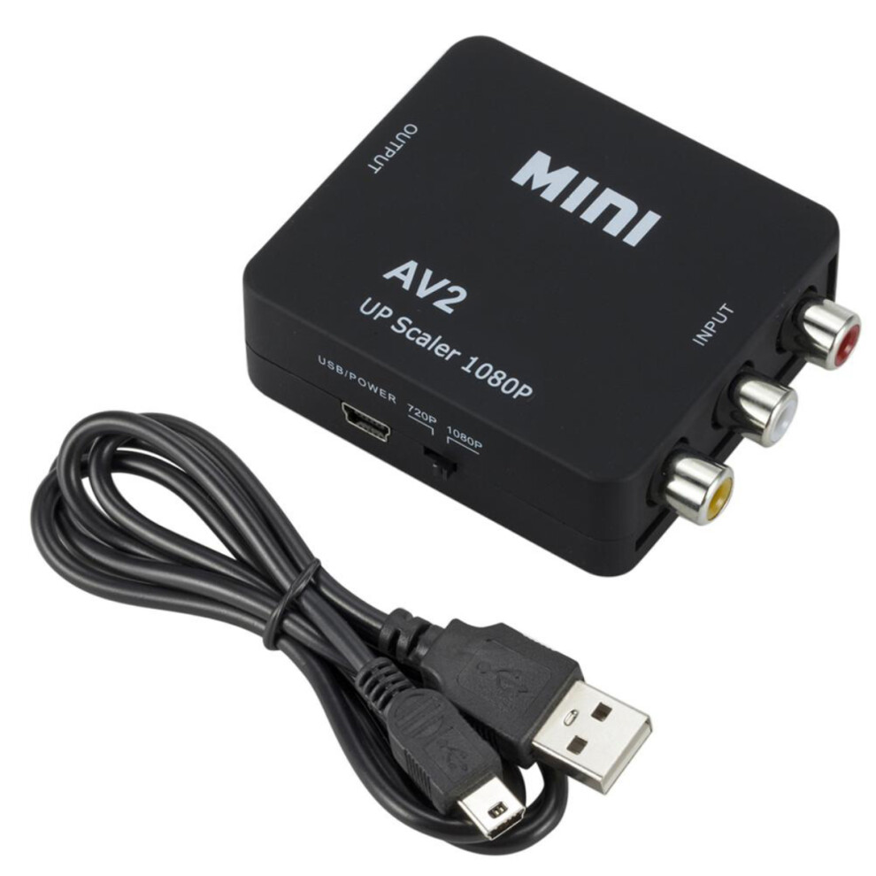 Retro Gaming Companion, Rca To Hdmi Converter For Plug And Play Entertainment With Advanced Signal Processing And Wide Compatibility 9147006724002