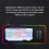 Ρυθμιζόμενες λειτουργίες φωτισμού Gaming Mouse Pad, Μεγάλο Mousepad με φωτισμό LED και άκρες 4