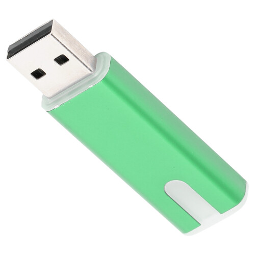 Λαμπρή πράσινη μίνι συσκευή αποθήκευσης USB, το φορητό ψηφιακό σας σύμπαν με 2