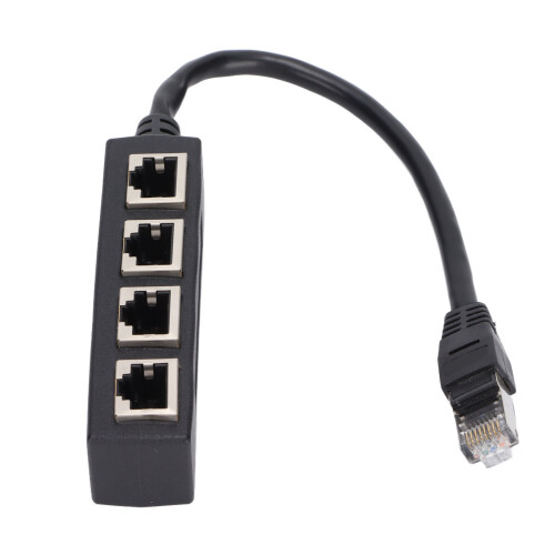 Διαχωριστής καλωδίου RJ45Ethernet για αξιόπιστη δικτύωση, σταθερός θηλυκός σύνδεσμος
