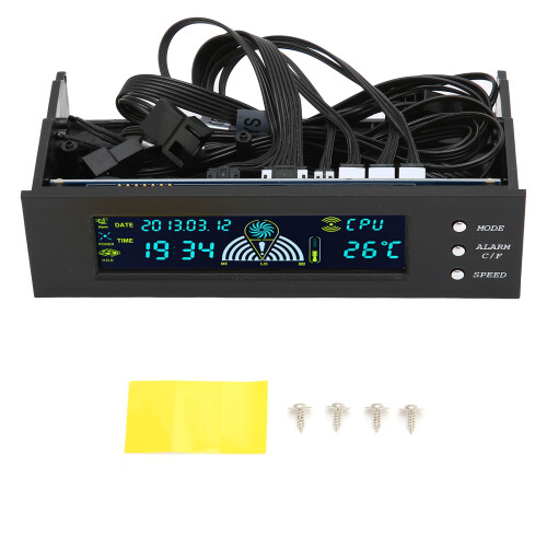 Ελεγκτής PWM Fan Hub για ψύξη υπολογιστή, ελαφρύς, υψηλής χωρητικότητας με σταθερή 1