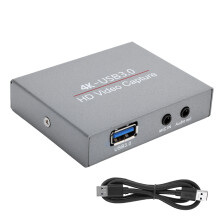 Professional Hdmi Video Capture Card, All-Metal Body, Usb 3.0 Interface For High Speed Transmission And Full Hd 1080P Recording, Plug And Play, Wide C