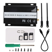 Adaptor de rețea wireless M.2 la USB 3.0 cu slot pentru cartelă SIM pentru modul 4G LTE5G, design de circuit electric industrial pentru utilizare