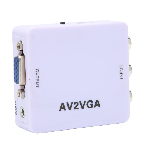 Video Converter With Advanced Scanning Frequency And Image Stability For AV To VGA Connection High Resolution Support Resolution Automatically 1