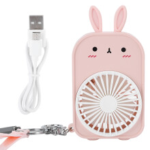 Mini Stille Håndholdt Ventilator USB Genopladelig Personlig Foldbar Halsblæser Justerbar Hastighed Lav Støj Drift Med Powerbank Funktionalitet Til