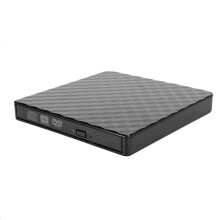 Ultra-slim Portable Blu Ray Burner, Plug and Play with Broad Compatibility for Laptop PC, Windows XP, DVD CD Writer, High-speed Read and Write for