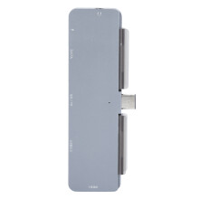 Adaptable Multiport Hub, Hi-Res Sound for Audiophiles, Plug and Play for Seamless Integration