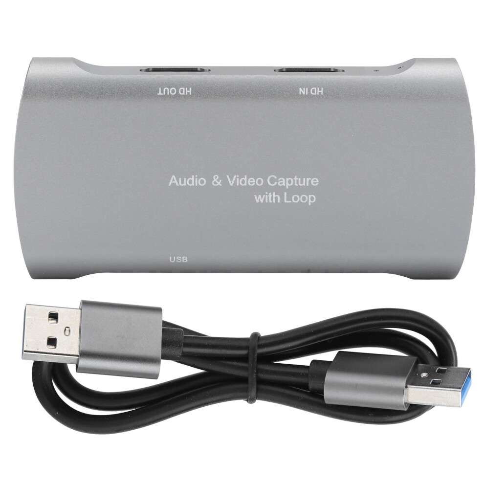 High-Speed Video Capture Card, Real-Time Preview Hdmi To Usb Converter For Streaming, Low Latency Game Capture Device For Pc, Xbox, Ps4, Nintendo Swit 9176269497941